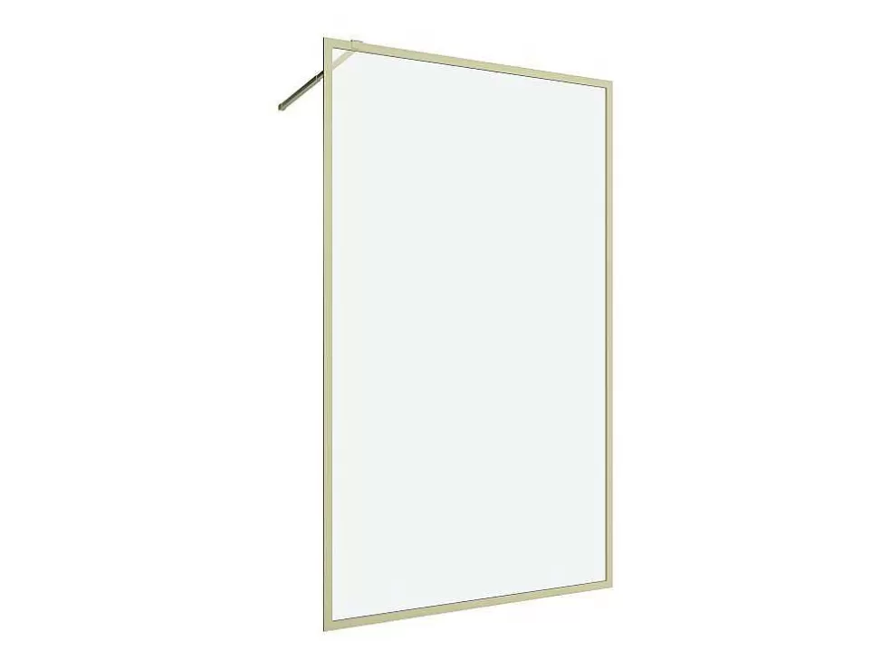 Shower & Design Painel De Duche Estilo Italiano 120X200 Cm Dourado Vidro Temperado - Amberi* Promoções Casa De Banho & Bem-Estar
