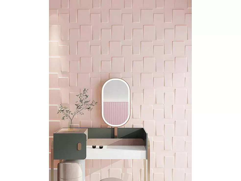 Vente-unique Painel De Parede 3D Brick Para Pintar - Pack De 3M - Lote De 12 Pecas* Painel De Parede