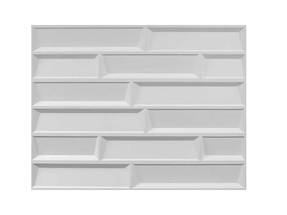 Vente-unique Painel De Parede 3D Great Para Pintar - Pack De 3M - Conjunto De 6 Pecas* Painel De Parede