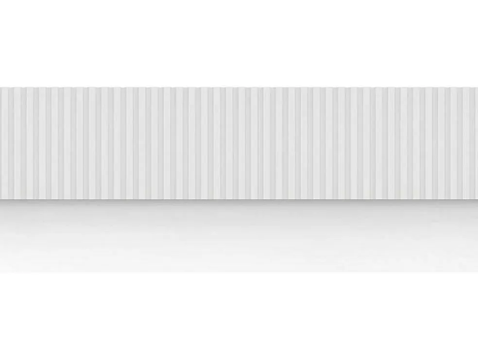 Vente-unique Painel De Parede 3D Pack De 3,71 M Branco Conjunto De 8 Pecas - Tatiana* Painel De Parede
