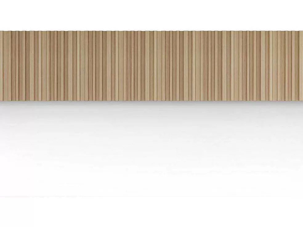 Vente-unique Painel De Parede 3D Pack De 3,71 M Cor Madeira Natural Clara Conjunto De 8 Pecas - Tatiana* Painel De Parede