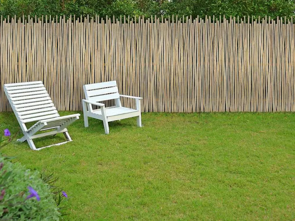 EXPERTLAND Painel De Vedacao Em Madeira De Teca C100 X A120 Cm Cor Natural Clara - Edana* Canico E Cerca