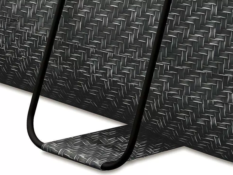 Vente-unique Piscina Tubular Oval Efeito Sarja Em Ziguezague Cinzento-Escuro Com Bomba Filtradora De Cartucho C424 X L250 X A100 Cm - Salamanque* Piscina