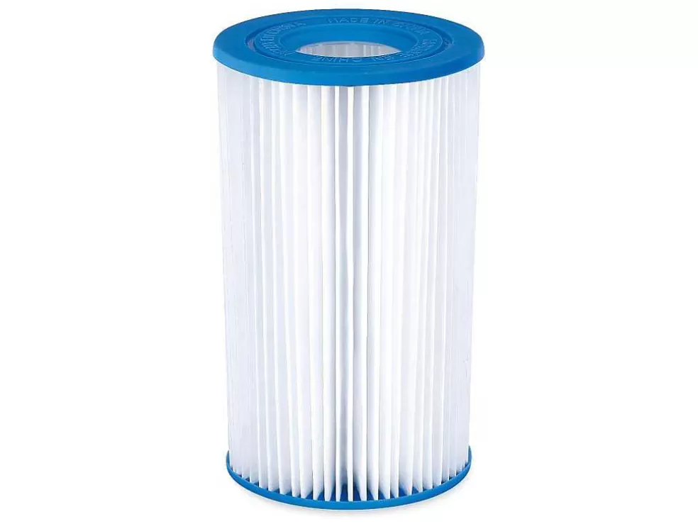 Vente-unique Piscina Tubular Retangular Cinzenta Com Bomba Filtradora De Cartucho C549 X L274 X A132 Cm - Zamora* Piscina
