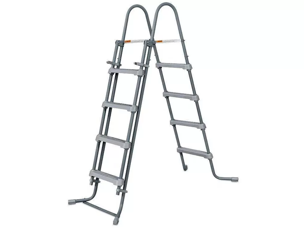 Vente-unique Piscina Tubular Retangular Cinzenta Com Bomba Filtradora De Cartucho C549 X L274 X A132 Cm - Zamora* Piscina