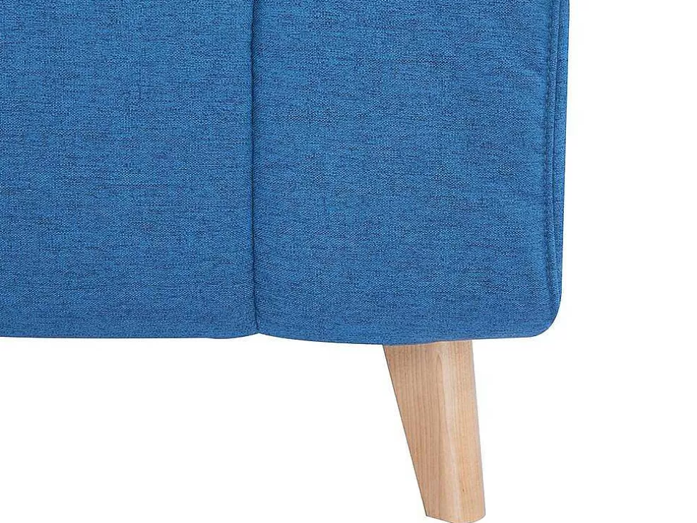 Vente-unique Poltrona Convertivel Em Tecido Cor Azul - Strevi* Poltrona Cama