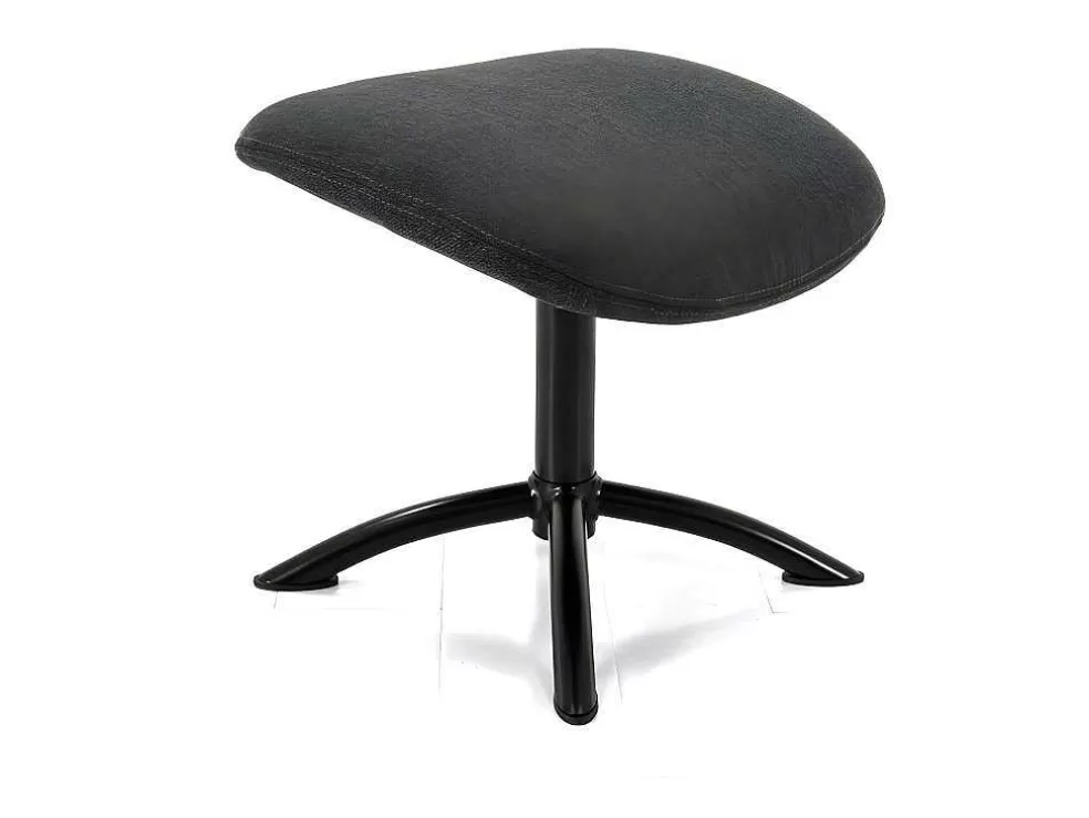 Vente-unique Poltrona Inclinavel Em Linho Com Apoio De Pés Cor Cinza-Escuro - Arbori* Cadeirão Relax