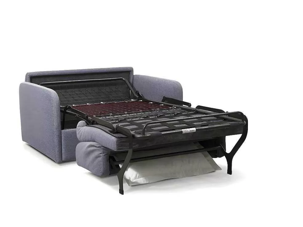 Vente-unique Poltrona Rapidamente Convertivel Em Cama De 100 Cm Em Tecido Cinza-Claro - Nadoa* Poltrona Cama