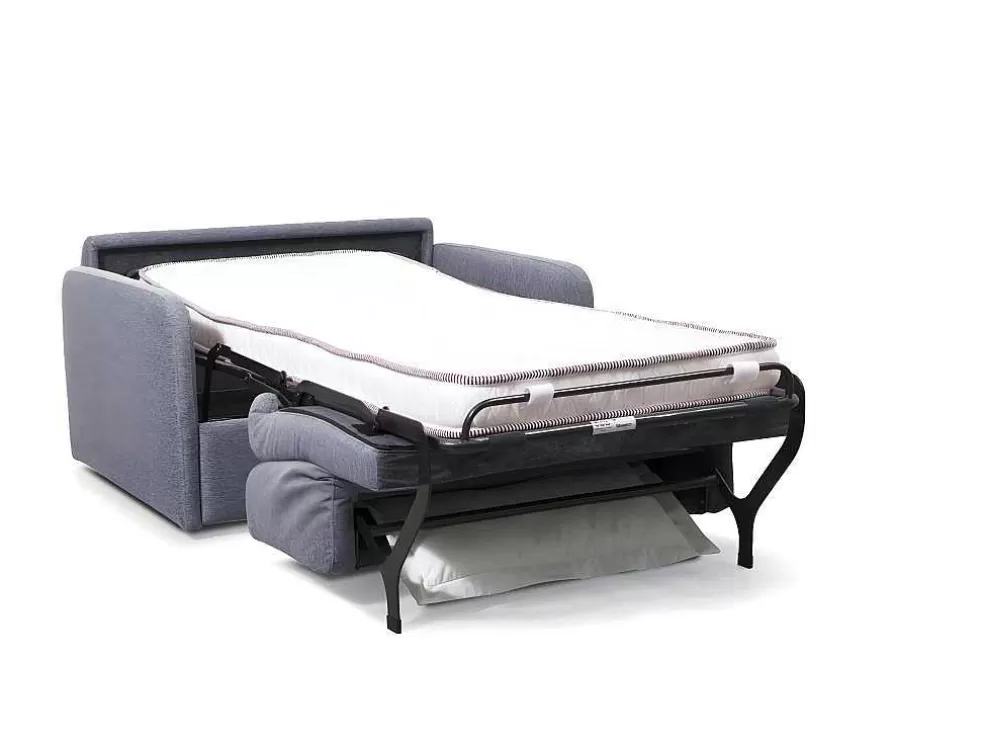 Vente-unique Poltrona Rapidamente Convertivel Em Cama De 100 Cm Em Tecido Cinza-Claro - Nadoa* Poltrona Cama