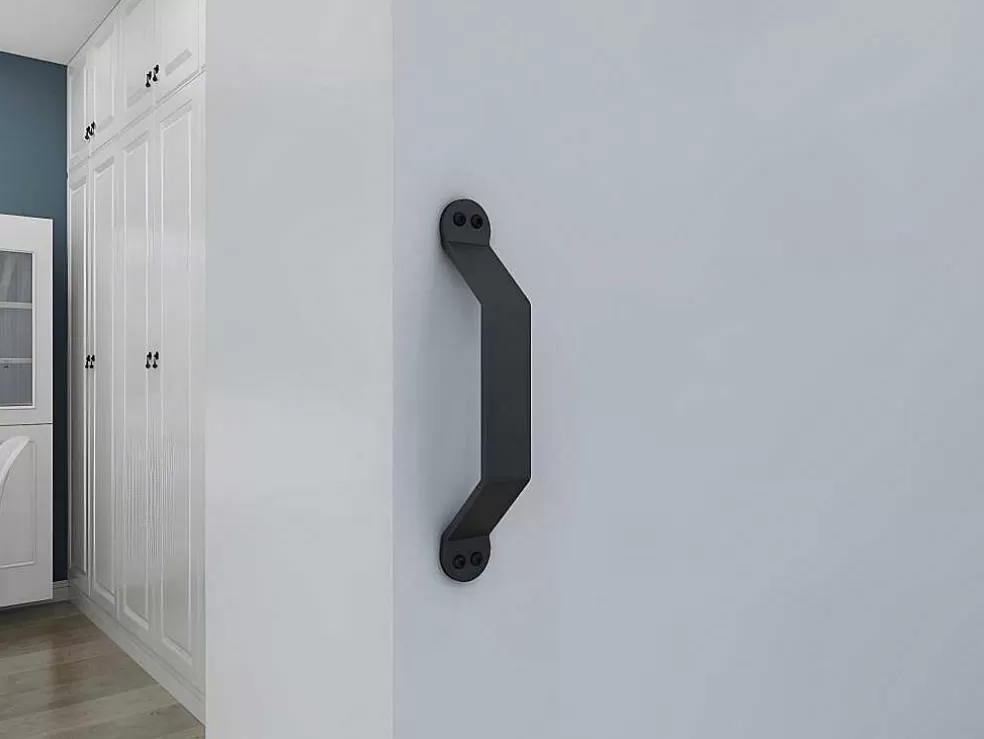 Vente-unique Porta De Correr Dupla Em Aplique, 2 X A205 X L83 Cm, Mdf E Pvc Branco - Varin* Porta De Correr