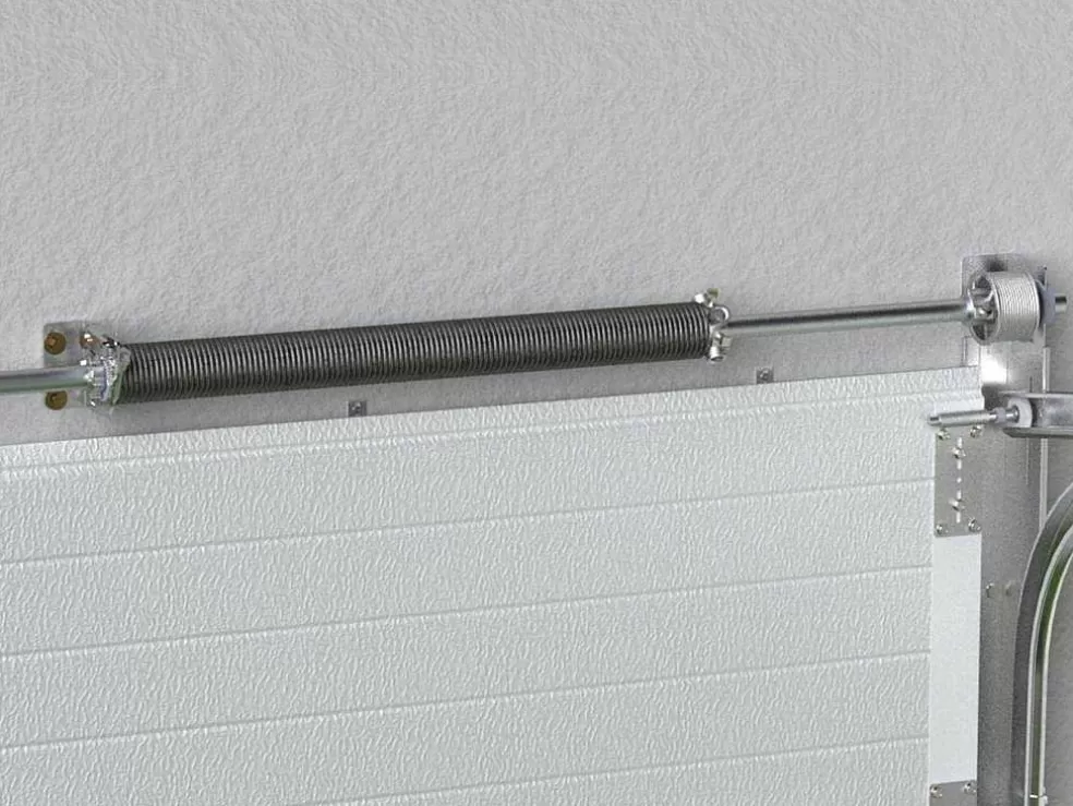 Vente-unique Porta De Garagem Seccionada Com Padrao Quadriculado Branco Com Janelas Motorizada - Caopas* Porta De Garagem