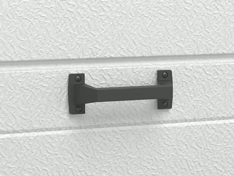 Somfy Porta De Garagem Seccionada Efeito Liso Com Porta Central Antracite Com Motor - Lavega* Porta De Garagem