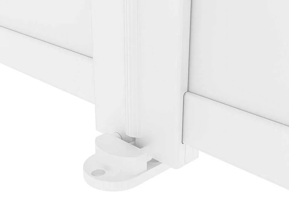 EXPERTLAND Portão De Batente Aluminio C305 X A181 Cm Branco - Nazario* Porta E Portão