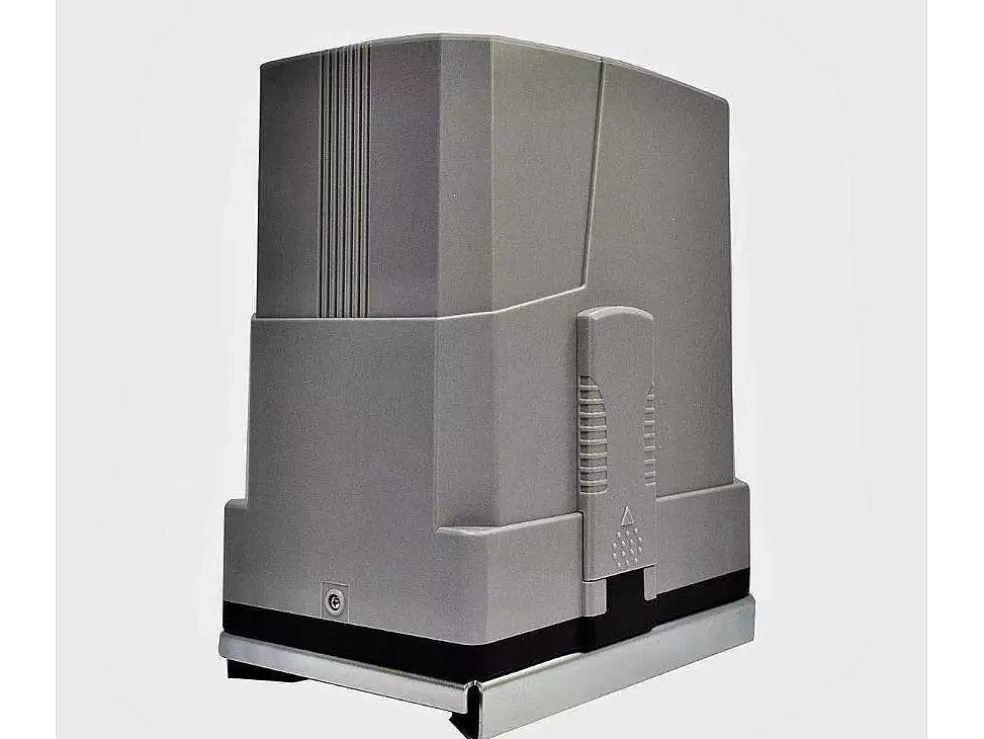 EXPERTLAND Portão Eletrico De Correr Em Aluminio Semiperfurado Com Motivos De C416 X A180 Cm Cor Antracite - Gregor* Porta E Portão