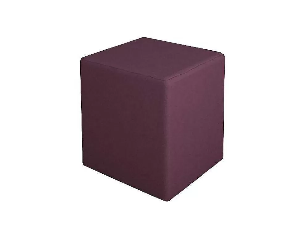 EPIKASA Pouf Milena, Ameixa, 34X34X37 Cm, * Puff