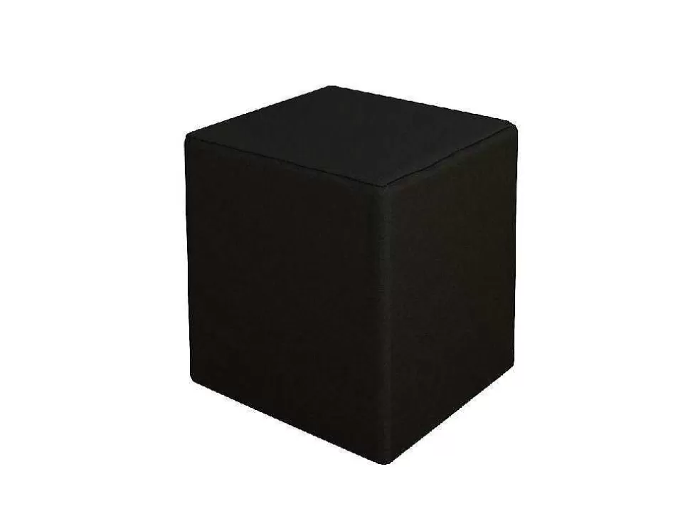 EPIKASA Pouf Milena, Preto, 34X34X37 Cm, * Puff