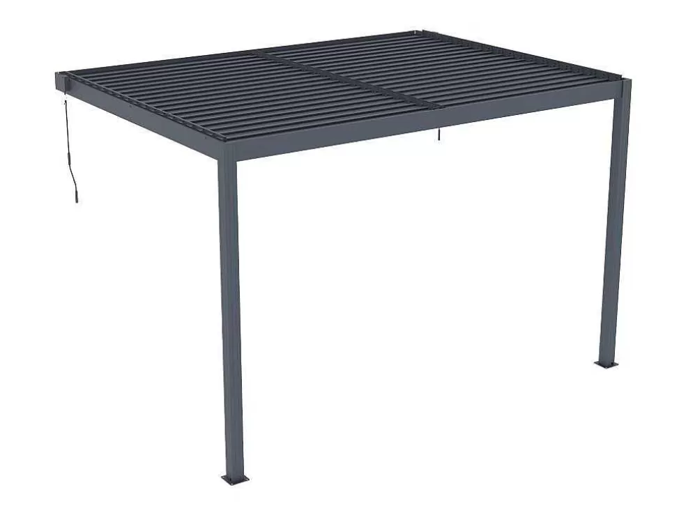 EXPERTLAND Pérgola Adossada Bioclimatica Aluminio Com Laminas Orientaveis 11,85 M - Mandello* Pérgola, Coreto, Quiosque