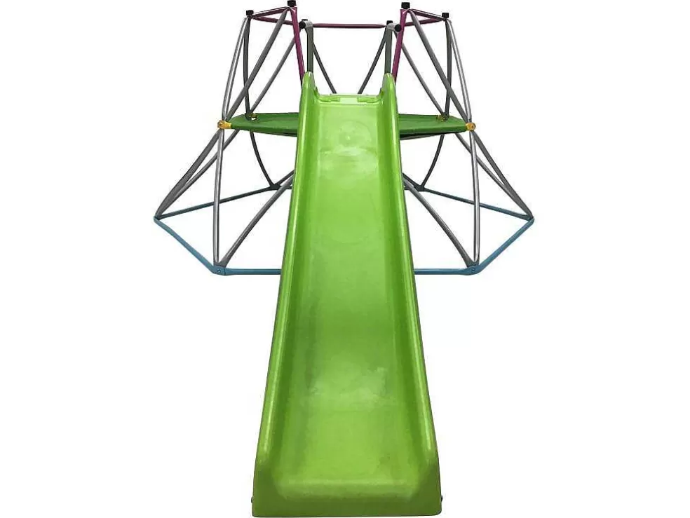 Vente-unique Rede De Escalada Com Escorrega Em Aco Verde 3,26 M - Sedoni* Jogo De Exterior