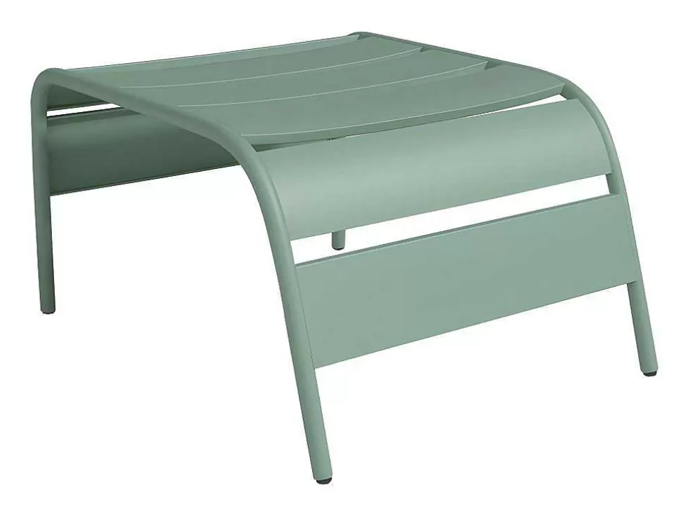 MYLIA Repose Pied En Metal Vert Amande - Mirmande* Conjunto Relax De Jardim