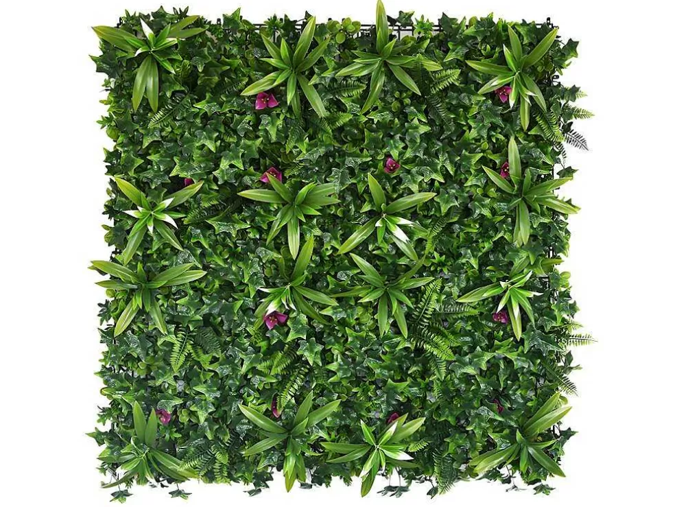 Vente-unique Revestimento De Parede Vegetal Sintetico Pack De 1 M Cor Verde - Ikaz* Revestimento De Parede Vegetal