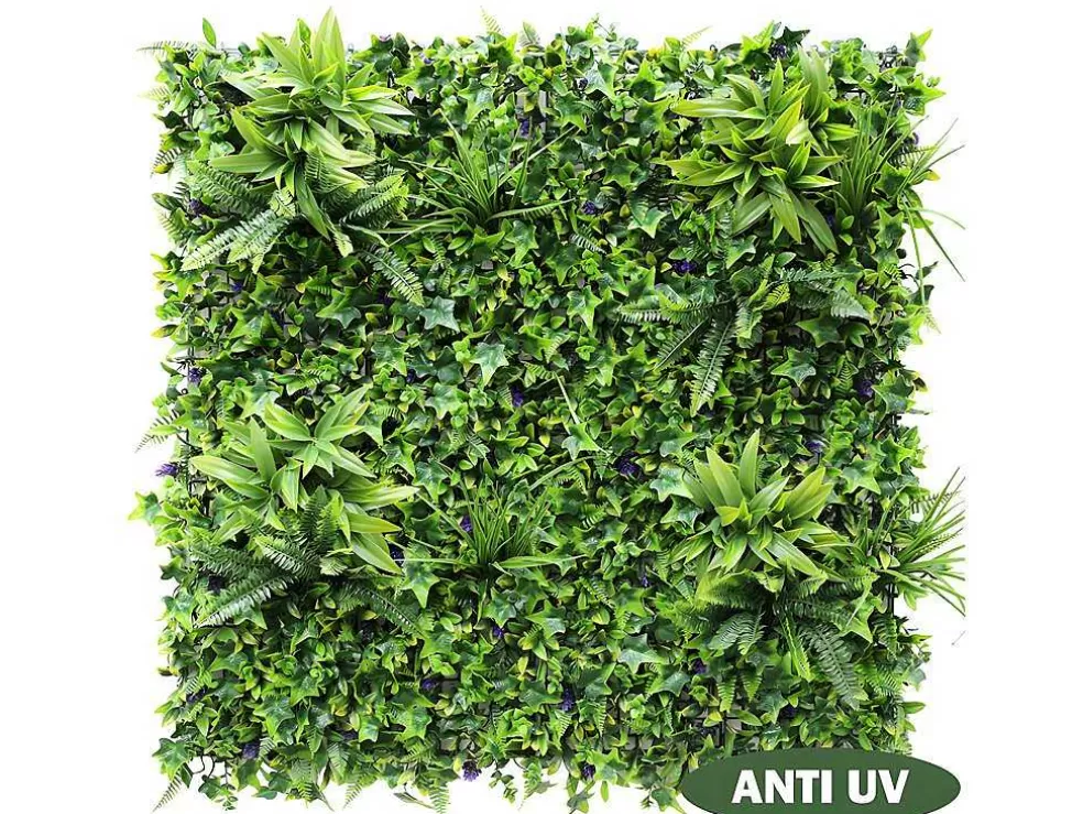 Vente-unique Revestimento De Parede Vegetal Sintetico Pack De 1 M Cor Verde - Matcha* Revestimento De Parede Vegetal