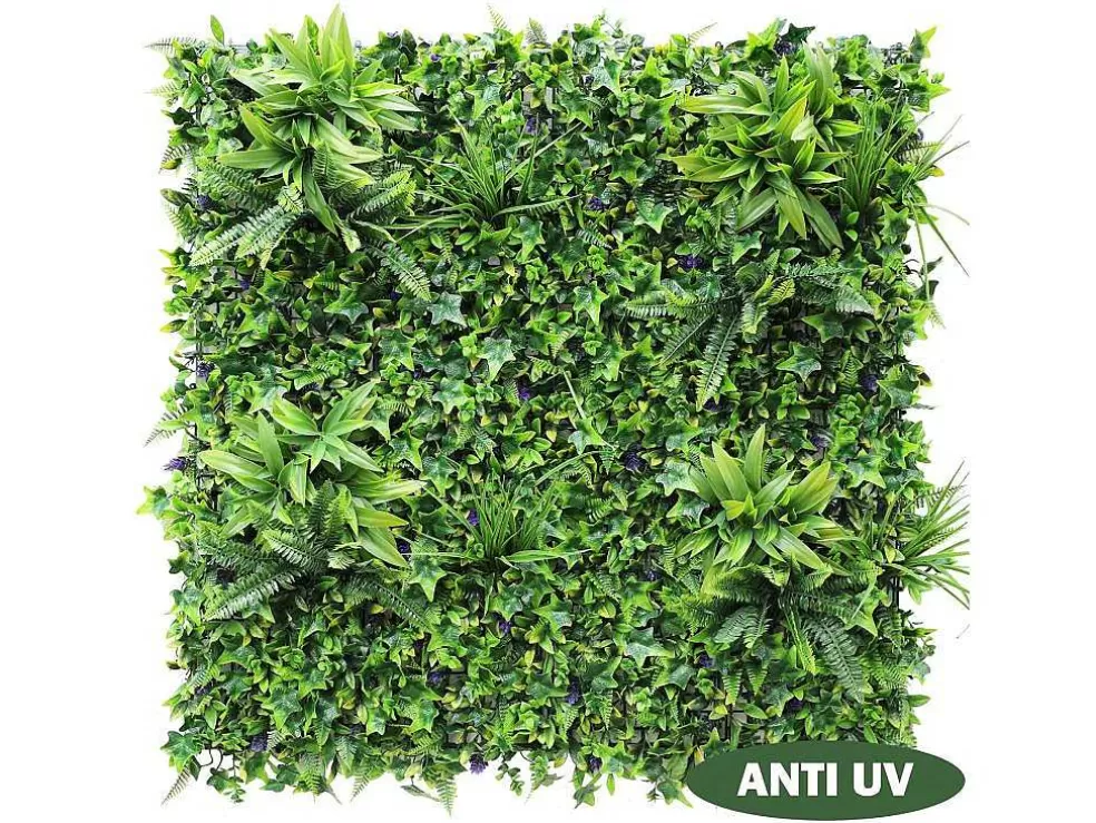Vente-unique Revestimento De Parede Vegetal Sintetico Verde, Pack De 3M - Matcha* Revestimento De Parede Vegetal