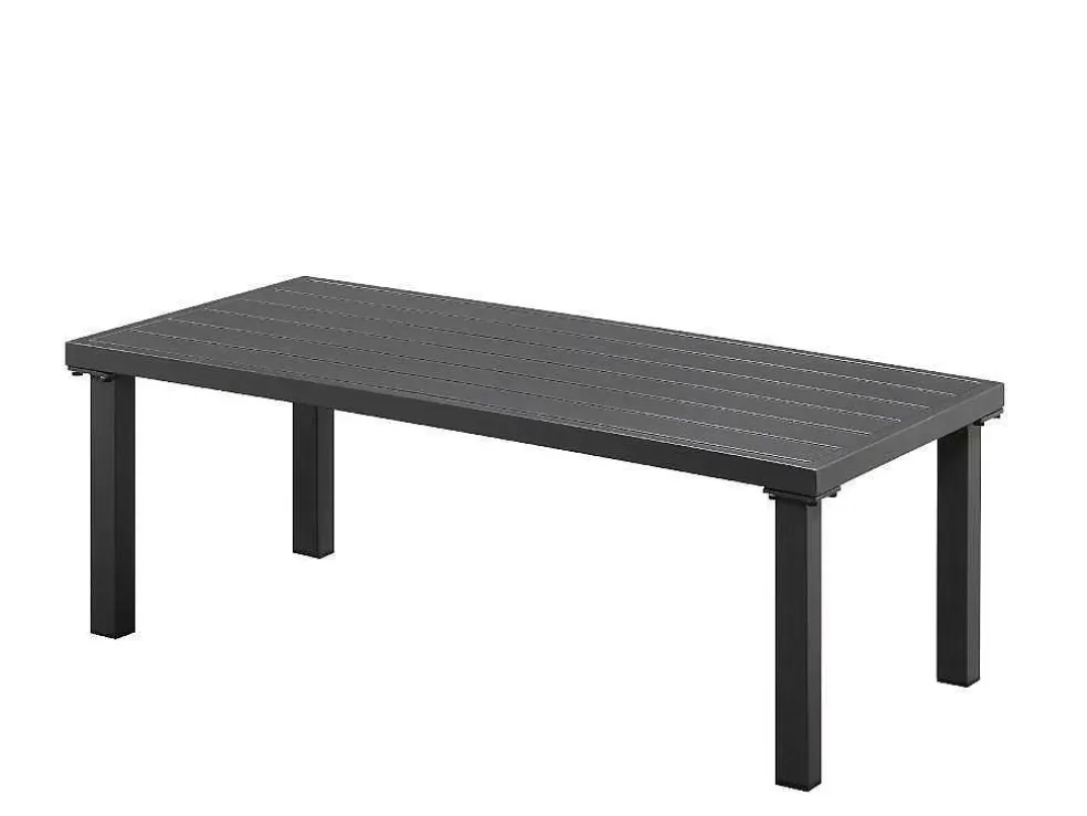 MYLIA Sala Completa De Jardim Em Aluminio: Um Sofá De 2 Lugares, Duas Cadeiras E Uma Mesa De Centro - Vairao De * Conjunto Relax De Jardim