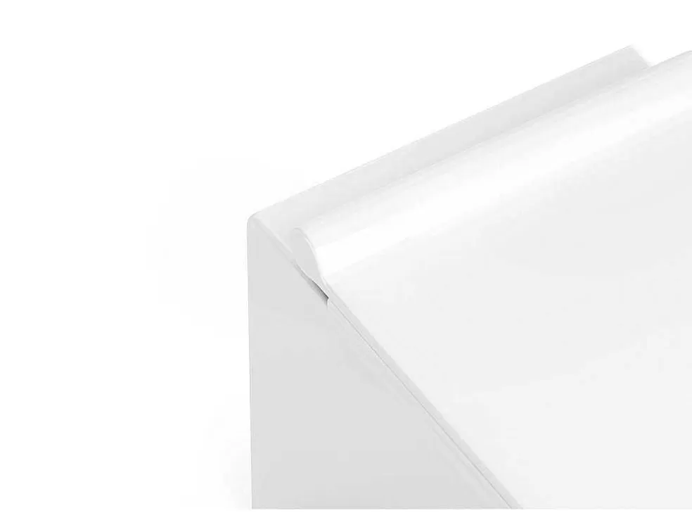 Vente-unique Sanita Suspensa Branco Com Estrutura De Suporte E Placa De Descarga Cromado Oval - Clemona* Sanita Suspensa