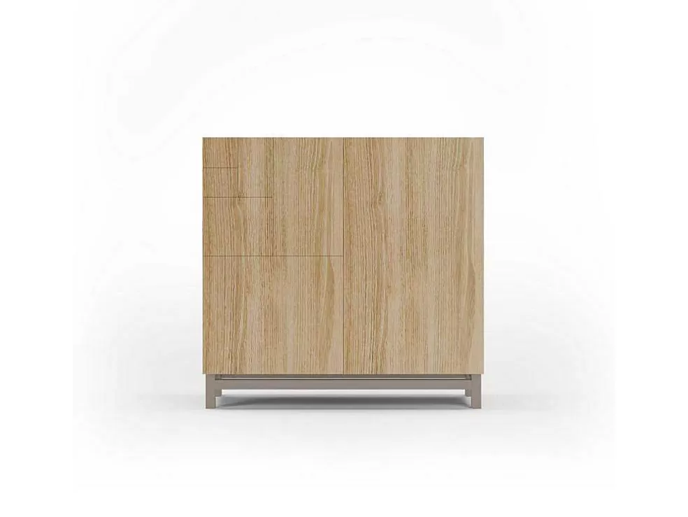 Herdasa Sapateiro/Móvel Organização - H90Cm X L90Cm X P27Cm Carvalho Dourado Pernas Bege - Copenhague* Sapateira