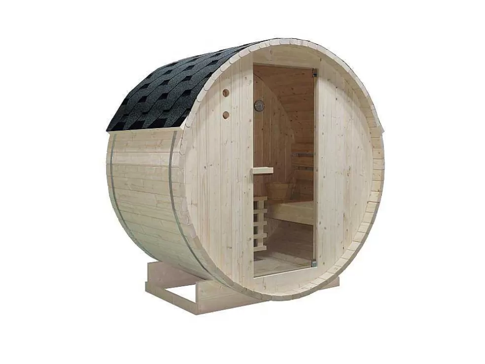 VOGUE SAUNA Sauna De Exterior 2 Lugares C185 X L120 X A190 Cm - Isokyro* Sauna De Exterior