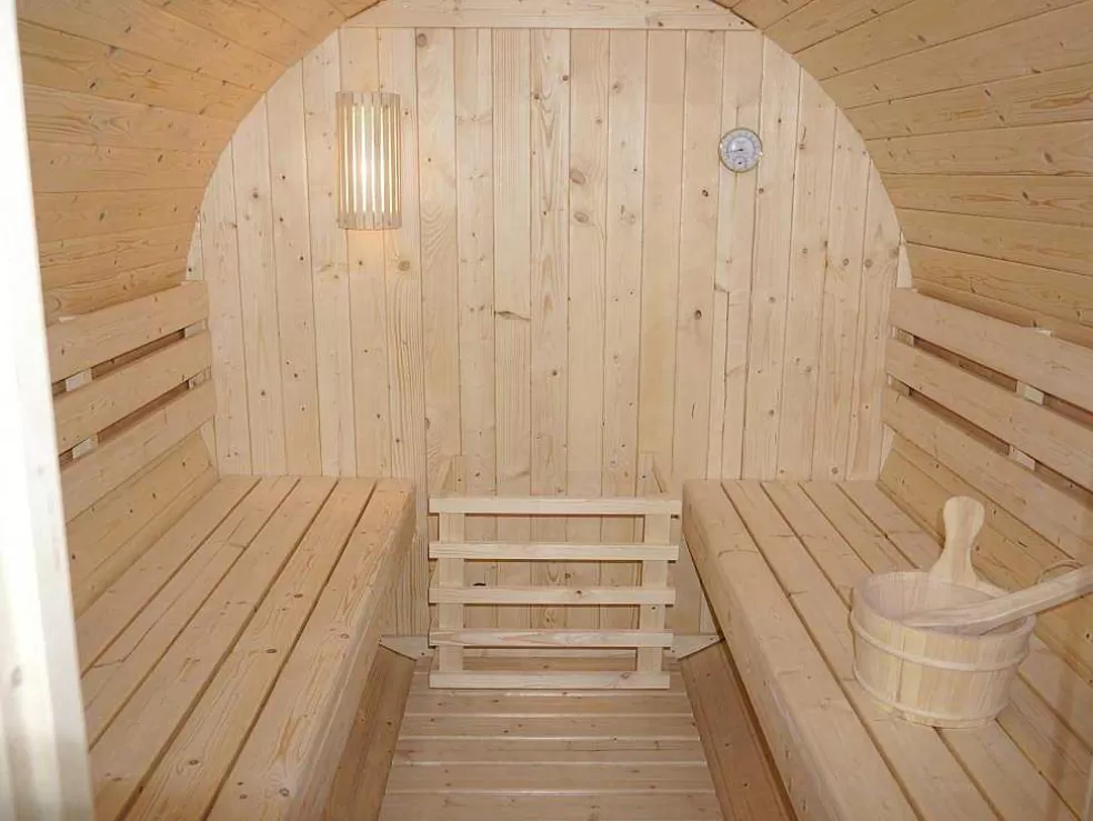 VOGUE SAUNA Sauna De Exterior De 6 Lugares C185 X L220 X A190 Cm - Isokyro* Sauna De Exterior