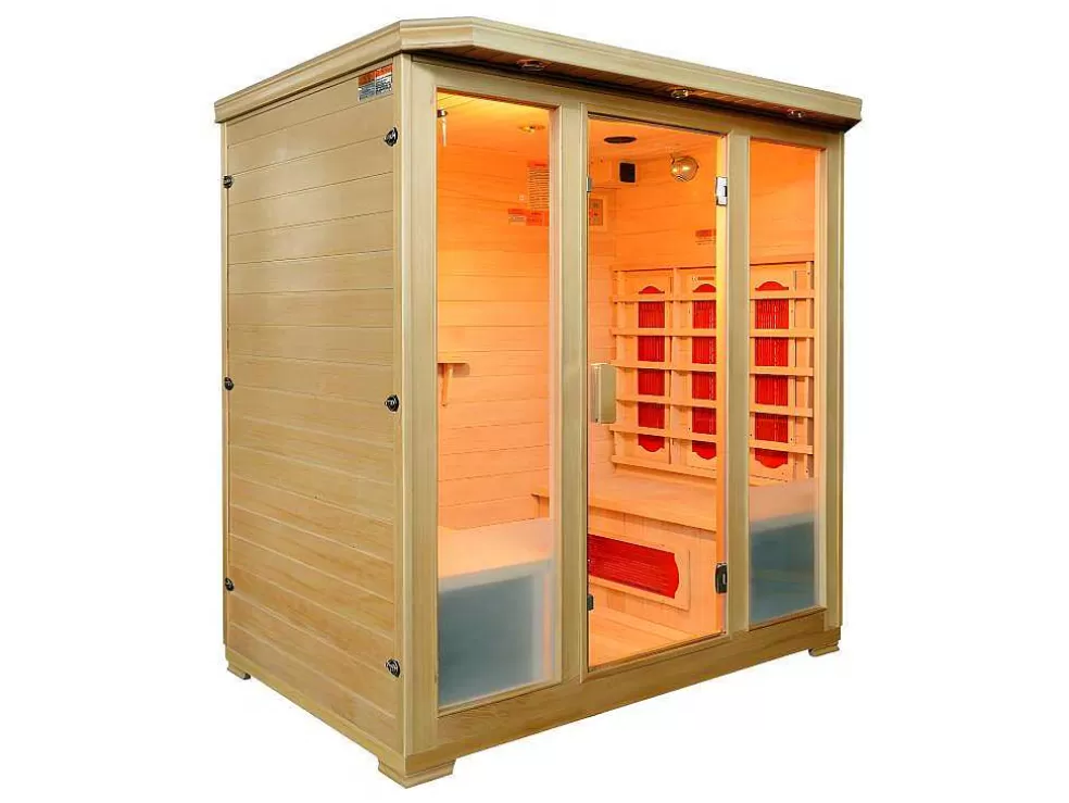 VOGUE SAUNA Sauna De Infravermelhos 4/5 Lugares Gama Prestige Stockholm Ii - C180*P120*A190 Cm* Sauna Infravermelhos