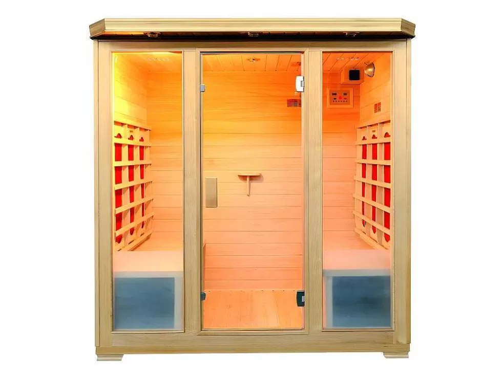 VOGUE SAUNA Sauna De Infravermelhos 4/5 Lugares Gama Prestige Stockholm Ii - C180*P120*A190 Cm* Sauna Infravermelhos