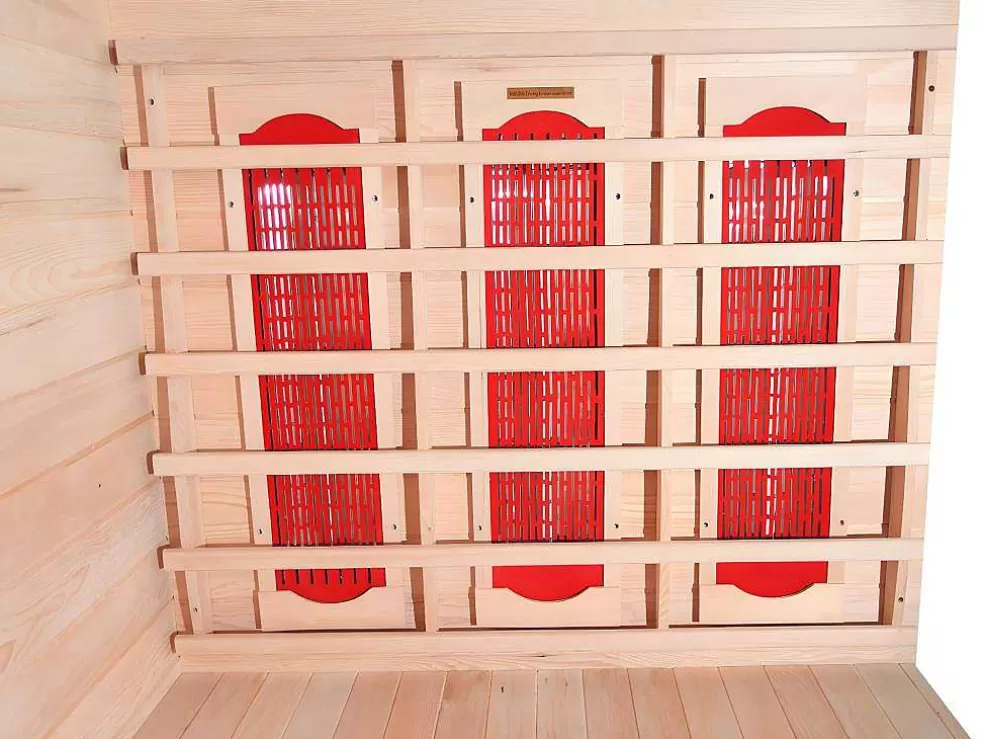 VOGUE SAUNA Sauna De Infravermelhos 4/5 Lugares Gama Prestige Stockholm Ii - C180*P120*A190 Cm* Sauna Infravermelhos