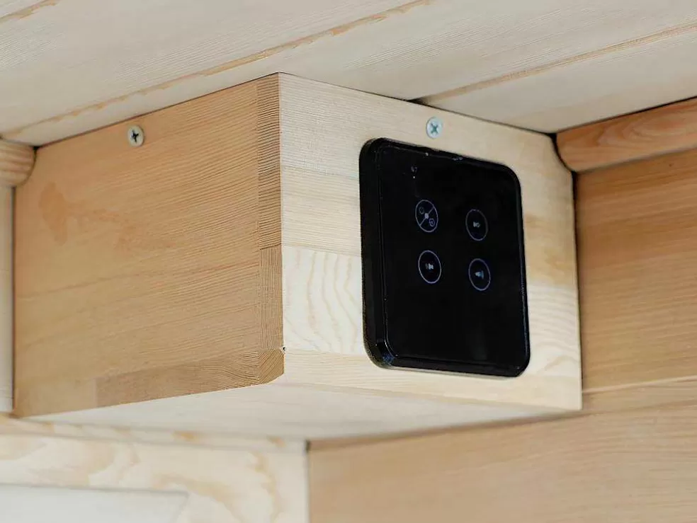 VOGUE SAUNA Sauna De Infravermelhos 3/4 Lugares Gama Prestigio Mikeli Iii - C150*P130*A190 Cm - Preto* Sauna Infravermelhos