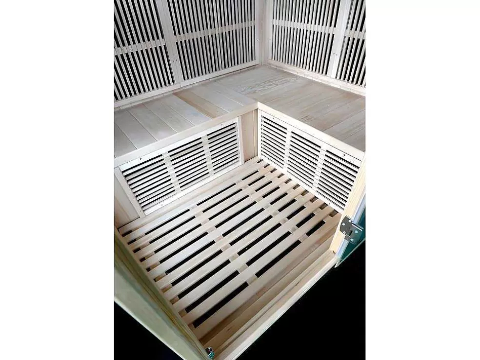 VOGUE SAUNA Sauna De Infravermelhos 3/4 Lugares Gama Prestigio Mikeli Iii - C150*P130*A190 Cm - Preto* Sauna Infravermelhos