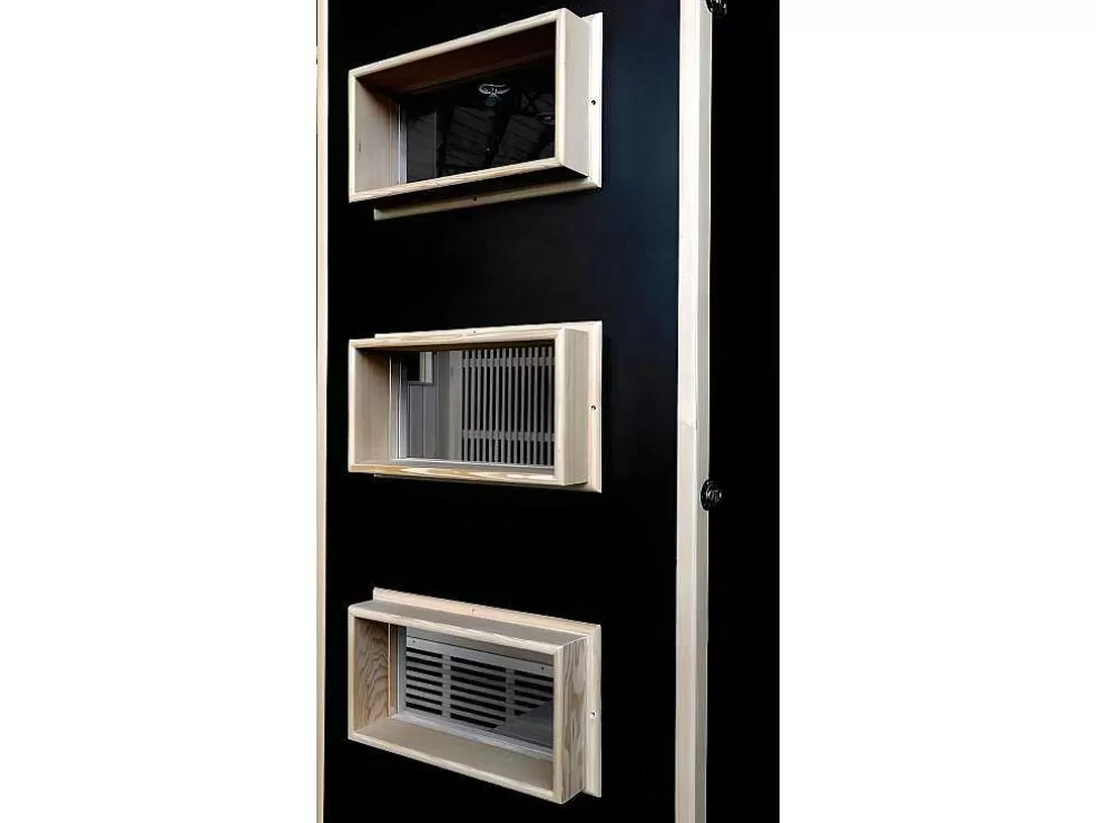 VOGUE SAUNA Sauna De Infravermelhos 3/4 Lugares Gama Prestigio Mikeli Iii - C150*P130*A190 Cm - Preto* Sauna Infravermelhos