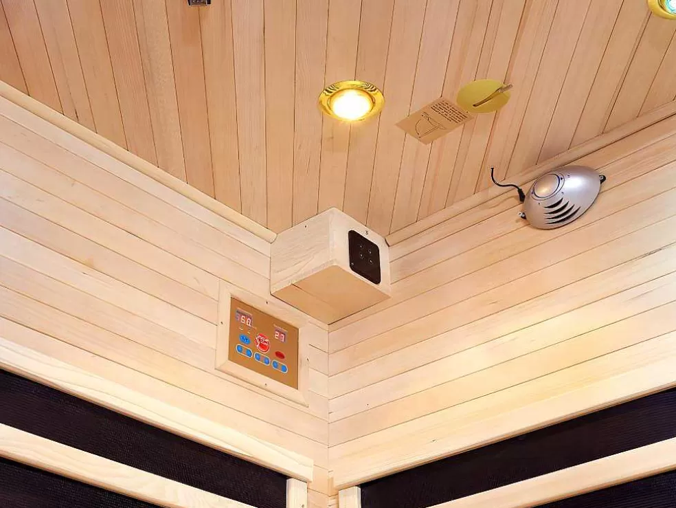VOGUE SAUNA Sauna De Infravermelhos 4/5 Lugars Com Vidros Fumados C180 X L160 X A200 Cm 3060 W, Gama Prestigio - Tromso* Sauna Infravermelhos