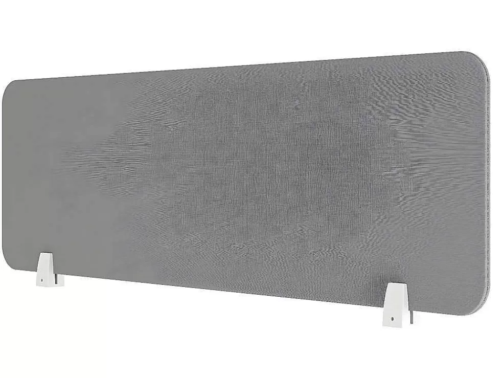 Workēa Secretária Profissional 1 Péssoa Branco C140 Cm Com Separador - Downtown* Mobiliário De Escritório