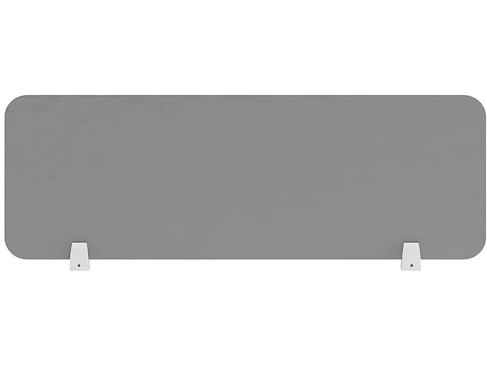 Workēa Secretária Profissional 1 Péssoa Branco C140 Cm Com Separador - Downtown* Mobiliário De Escritório