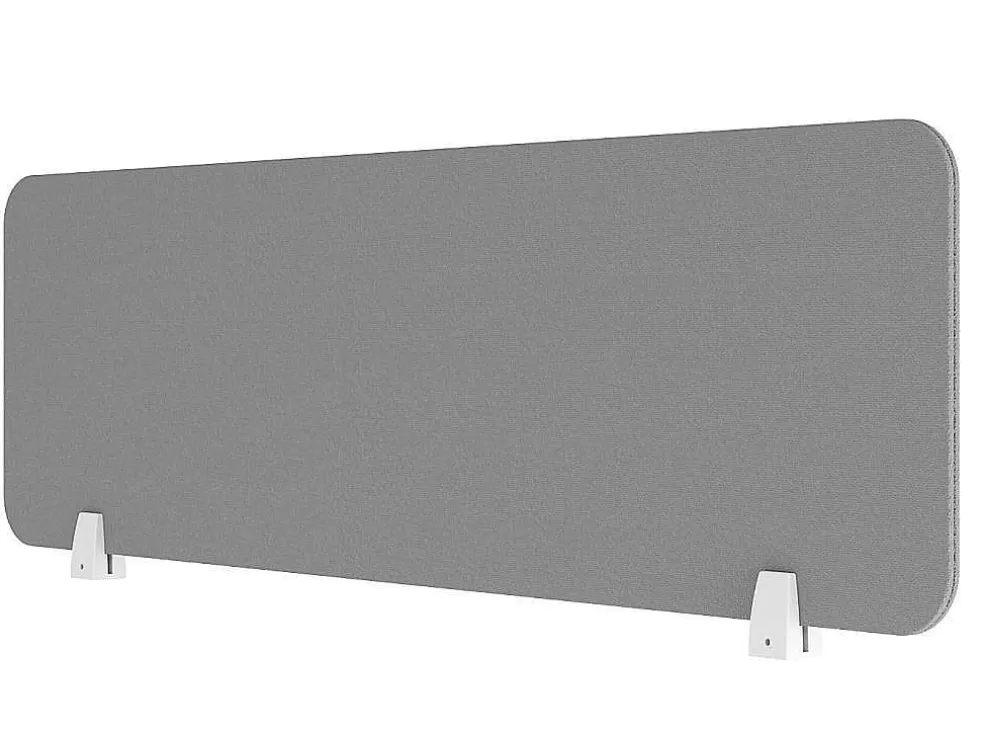 Workēa Separador De Secretária Profissional Tecido Cinzento C110 Cm - Downtown* Mobiliário De Escritório