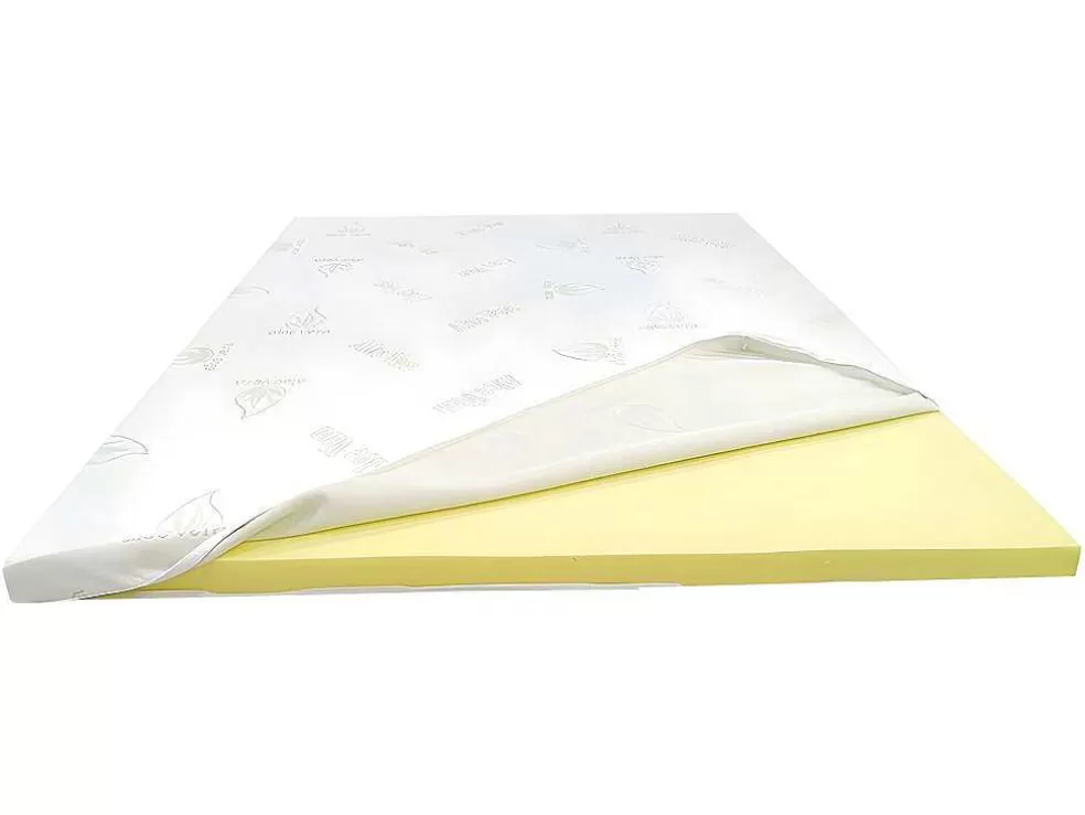 NATUREA Sobrecolchão Luxo Memória De Forma 140X190 Cm - Aloe Vera Da * Sobrecolchão