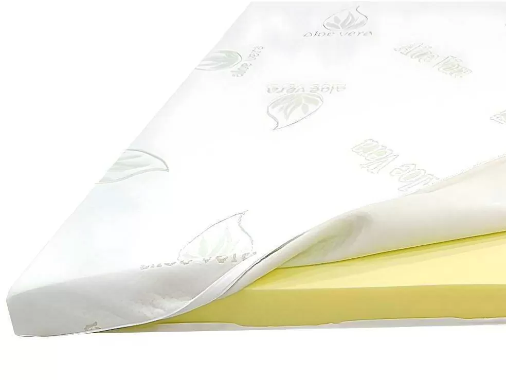 NATUREA Sobrecolchão Luxo Memória De Forma 140X190 Cm - Aloe Vera Da * Sobrecolchão