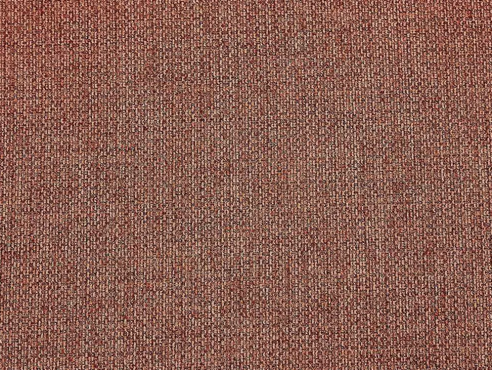Vente-unique Sofá De 3 Lugares E Poltrona Em Tecido Laranja - Serti Ii* Conjunto Sofá E Poltrona