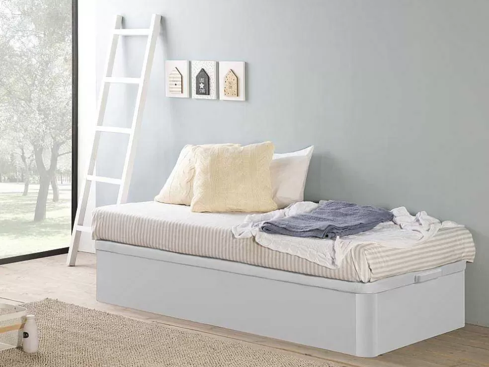 Ysmée Sommier Com Arrumação Hestia Da Ysmee - Branco Mate - 90X190 Cm* Sommier