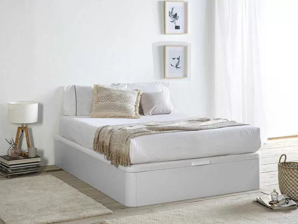 Ysmée Sommier Com Arrumação Hestia Da Ysmee - Branco Mate - 140X190 Cm* Sommier