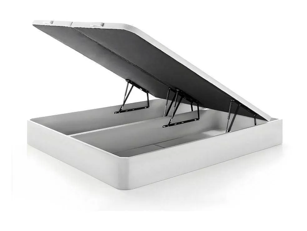 Ysmée Sommier Com Espaco De Arrumação Hestia Da Ysmee Cor Branco Mate De 180 X 200 Cm* Sommier