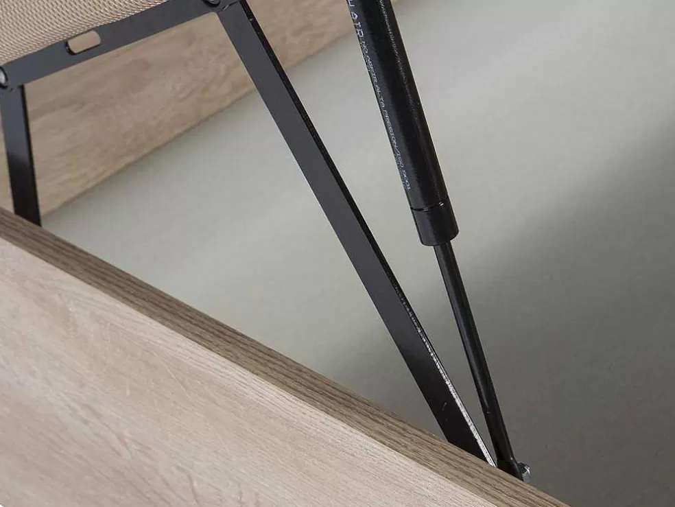 Ysmée Sommier Com Espaco De Arrumação Hestia Da Ysmee Cor Natural Claro De 180 X 200 Cm* Sommier
