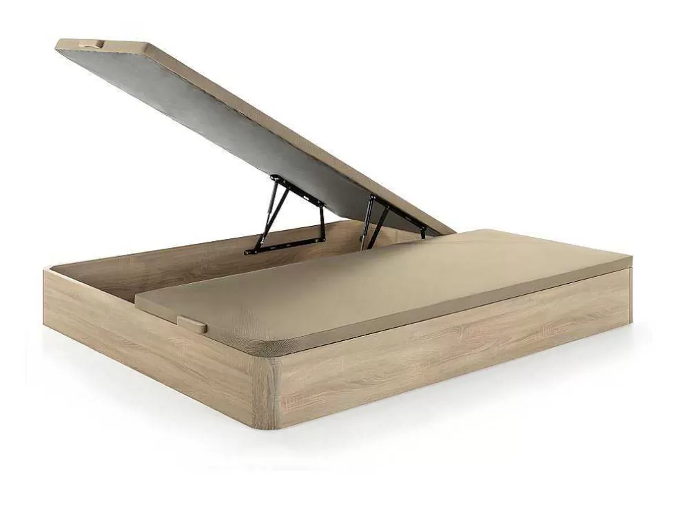 Ysmée Sommier Com Espaco De Arrumação Hestia Da Ysmee Cor Natural Claro De 180 X 200 Cm* Sommier
