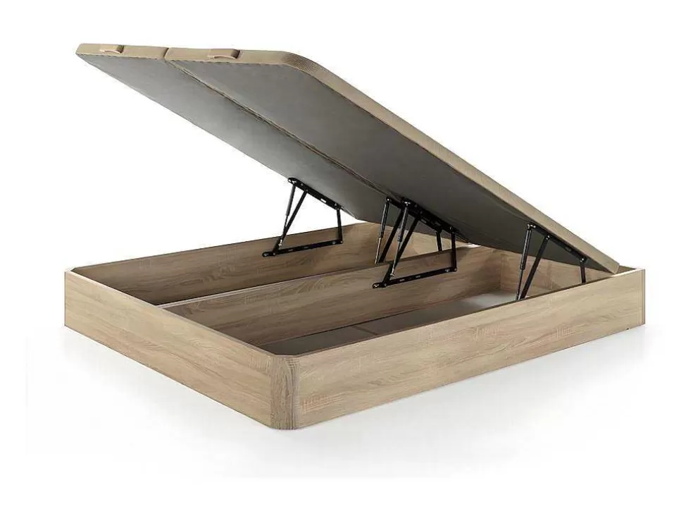 Ysmée Sommier Com Espaco De Arrumação Hestia Da Ysmee Cor Natural Claro De 180 X 200 Cm* Sommier